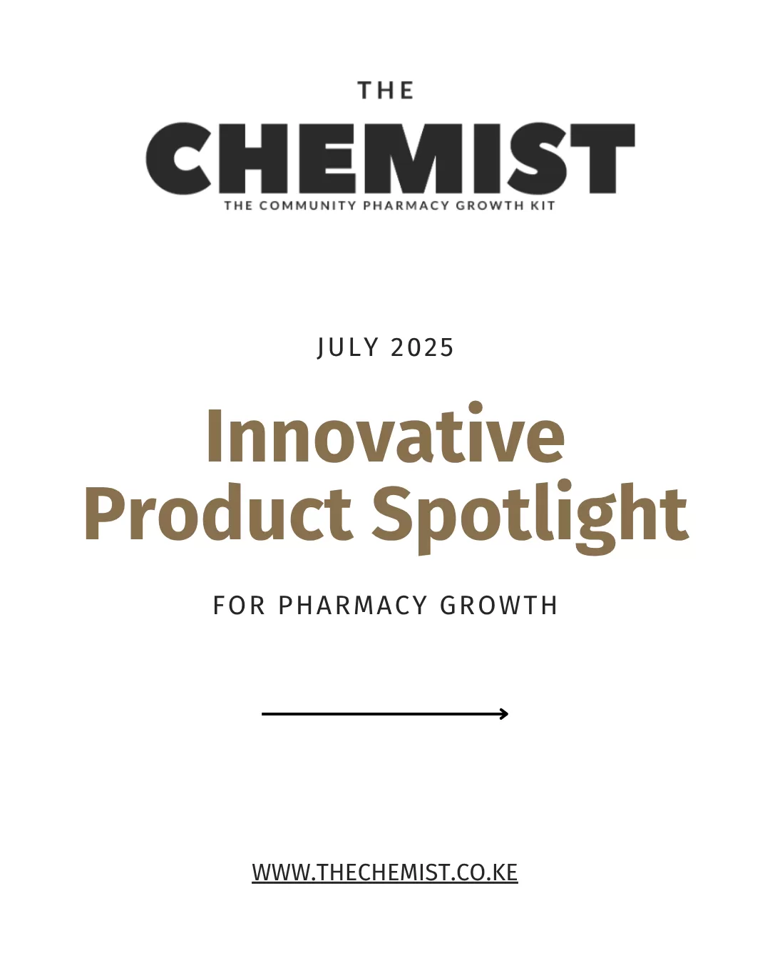 The Chemist - Innovative Product List - July 2025 - Cover The Chemist Innovative Product List July 2025