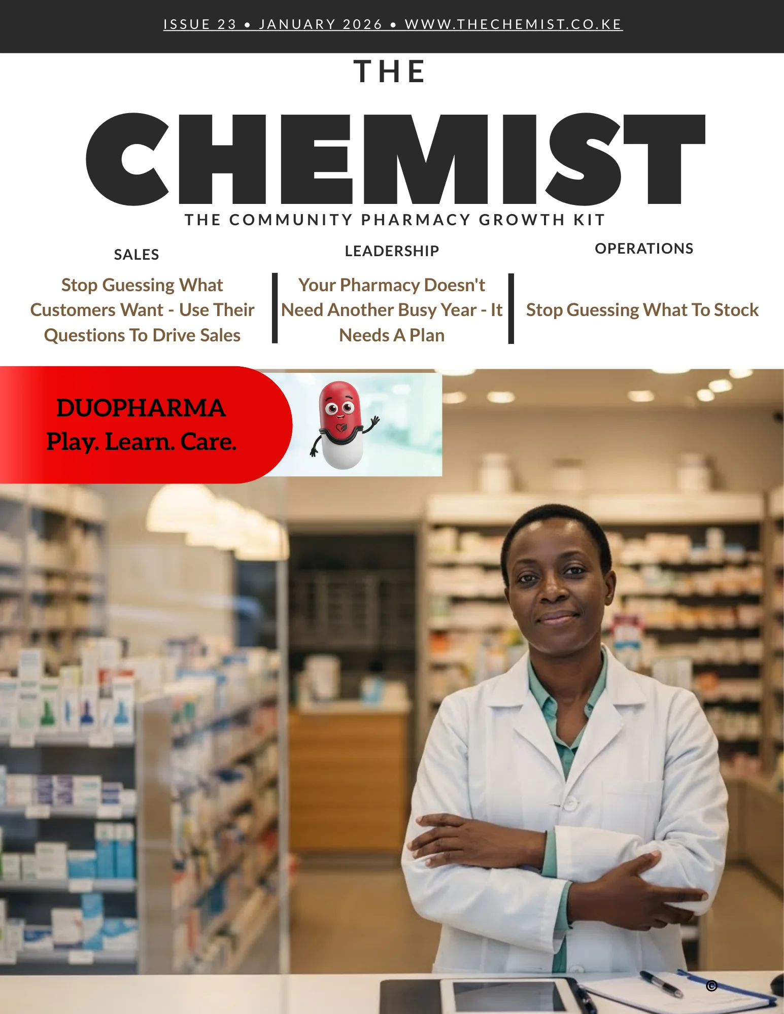 The Chemist January Issue No. 23 Cover